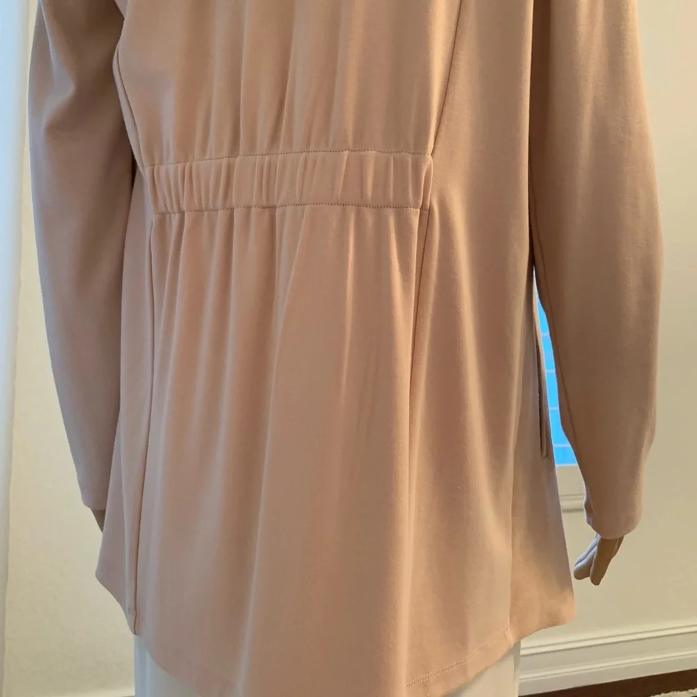 Chico’s Drape Jacket (Size 0) Frosted Petal Color - Picture 2 of 13